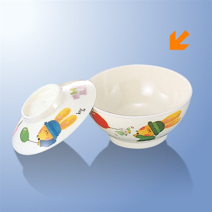 着後レビューで マルケイ スイートラビット 飯茶碗 身 J5B SR